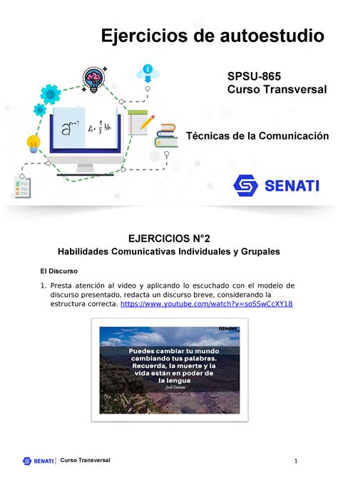 Materiales De Practica Spsu Curso Transversal T Cnicas De La