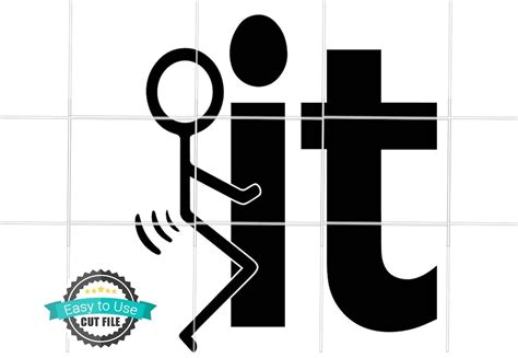 Fuck It SVG Cut File And Clipart For Cricut And Silhouette Etsy