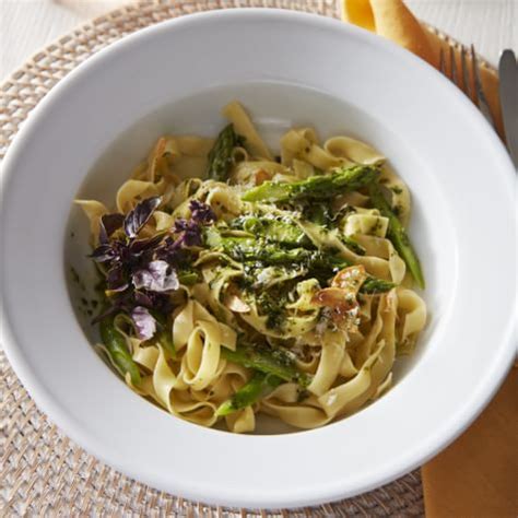 Fettuccine With Asparagus Lemon Pesto Williams Sonoma