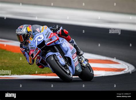 Spanish Motogp Rider Nr Alex Marquez Training At Test On The