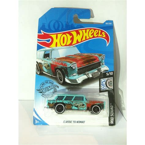 Hot Wheels Rod Squad Mini Collection 5 Rod Squad Mini Collection Classic 55 Nomad Light