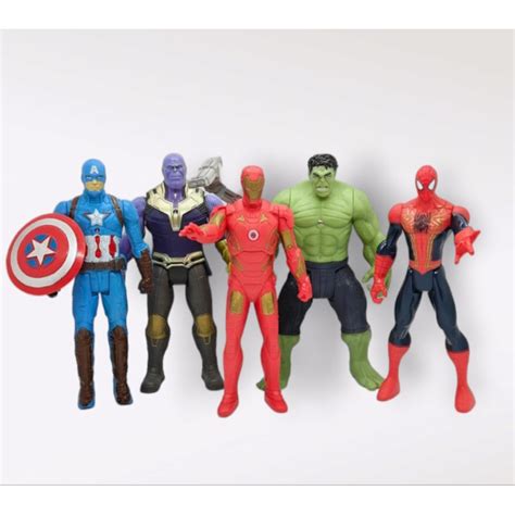 Brinquedos Da Marvel - Bonecos miniaturas super heróis da Marvel com luz no peito capitão ...