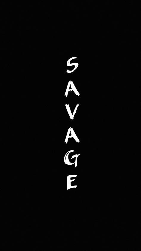 SAVAGE, black, HD phone wallpaper | Peakpx