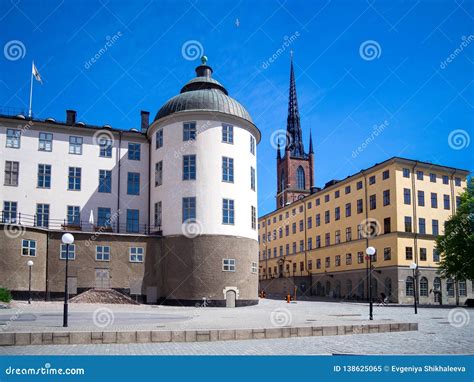 Lovely Streets in Stockholm in the Summer. Stock Image - Image of ...