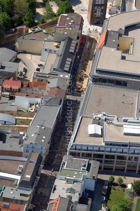 Rostock aus der Vogelperspektive Blick auf den Universitätsplatz