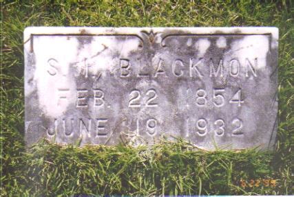 Simeon Isar Blackmon Find A Grave Memorial