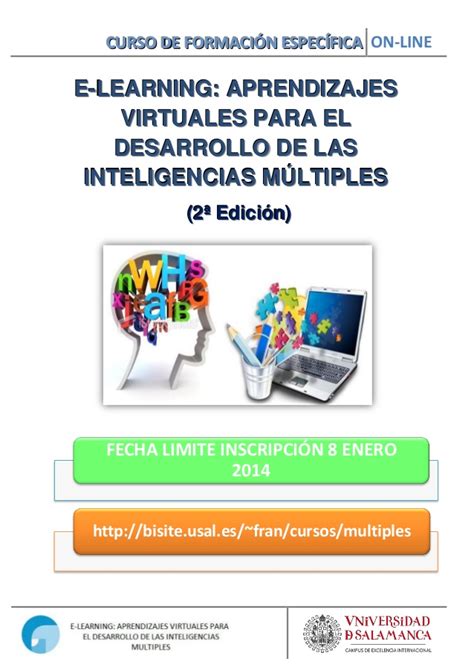 Edici N Del Curso Online E Learning Aprendizajes Virtuales Para El