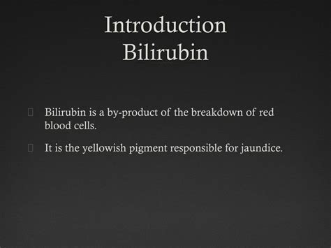 Ppt Estimation Of Serum Bilirubin Total Direct Powerpoint