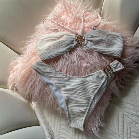 Sexy And Beautiful High Waist Bikini Solid Color Swimwear Shopee Philippines