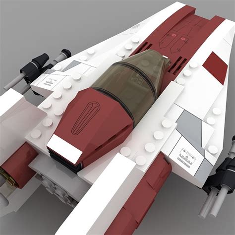 Lego A-Wing StarFighter Modelo 3D $39 - .max .3ds .dwg .fbx .obj - Free3D