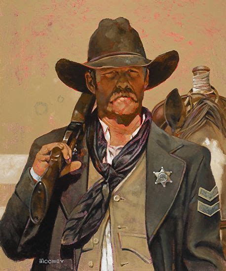 Lawman By Bill Moomey Oil 35 X 30 Cowboy Art West Art Western Art