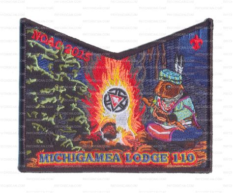 K123928 Calumet Council NOAC Patch Michigamea Small Squirrel Pocket