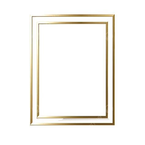 Abstract Rectangle Frame Vertical Rectangular Golden Frame Png