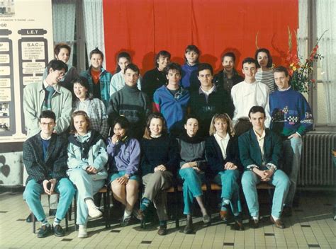 Photo De Classe 1ère G2 De 1989 Lycée Technologique Et Professionnel