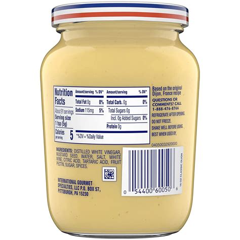Grey Poupon Dijon Mustard - 16 oz Jar | Buy Now with Express