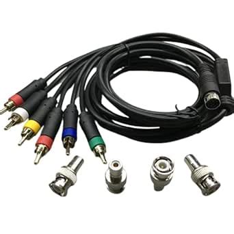 Cable Compuesto RCA Para Sega Saturn RGB RGBS Para Sony PVM BVM NEC XM