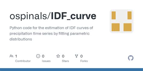 GitHub - ospinals/IDF_curve: Python code for the estimation of IDF ...