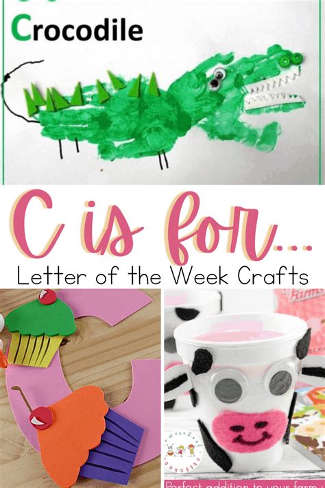 More Than 20 Preschool Crafts to Teach Letter C