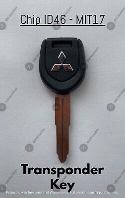 New Oem Mitsubishi Transponder Chip Ignition Car Key Replacement