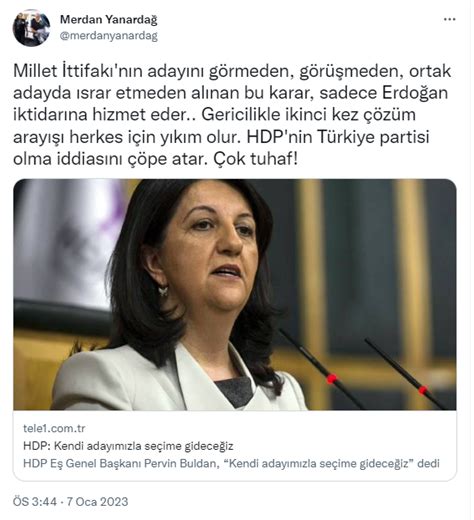 BİZDEN TV on Twitter HDP nin 2021 Eylül ayından beri 6 lı masaya