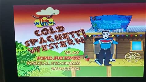 The Wiggles Cold Spaghetti Western 2004 Australian Dvd Menu