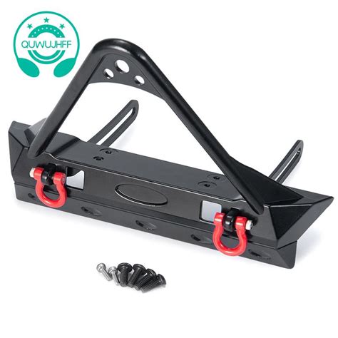 Metal Front Bumper With Tow Hook For Axial Scx Scx Ii Traxxas