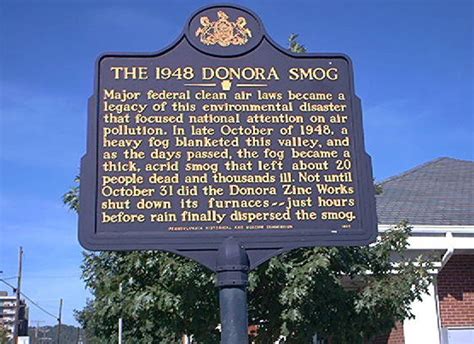 The Calamity of Donora, Pennsylvania - Pennsylvania Historic Preservation