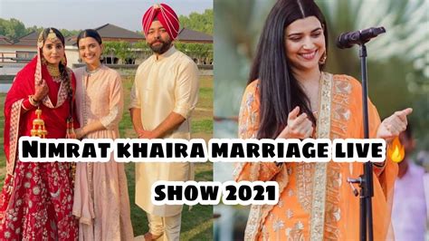 Nimrat Khaira Marriage Live Show 2021 Nimrat Khaira Sing Sira E Hou Youtube