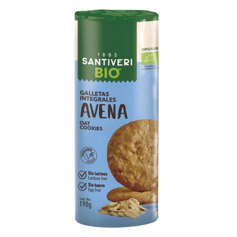 Galletas Integrales De Avena Bio G Santiveri