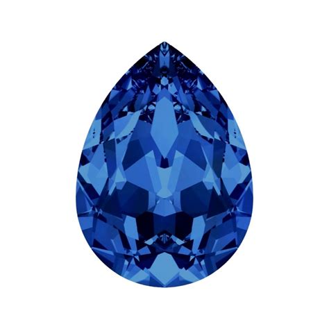 Swarovski Pear X Mm Sapphire F Bead Trimming Craft Co