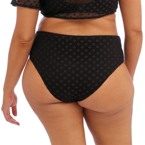 Elomi Bademode Bazaruto Hohe Bikini Hose Black Annadiva