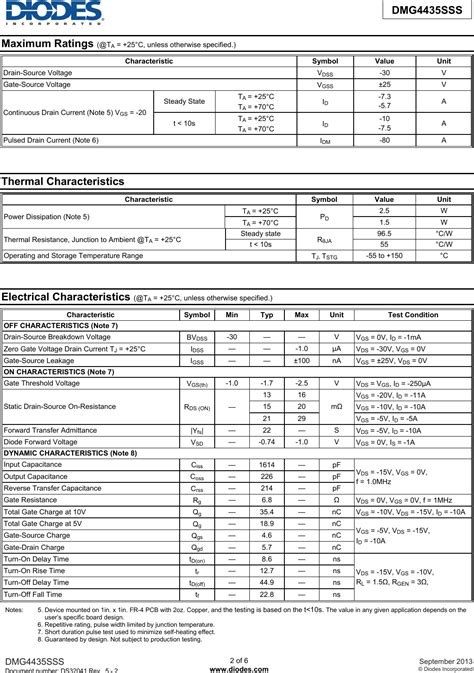 Dmg Sss Datasheet S Manuals R Diodes