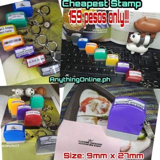 Customized Self Inking Name Stamp COD Available Shopee Philippines