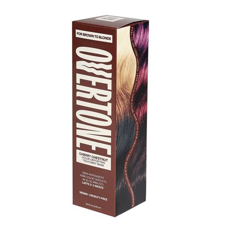 Overtone Color Depositing Treatment Mask Cherry Chestnut Hair Color