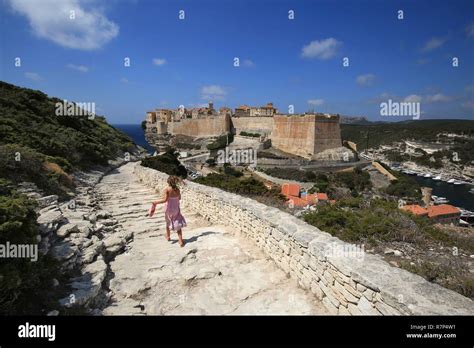 France, Corse du Sud, Bonifacio, Bonifacio citadel Stock Photo - Alamy