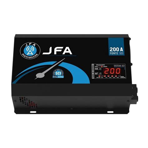 Fonte JFA 200A Amperes Automotiva Sci Slim 14 4 V Bivolt ViniSound