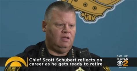 Pittsburgh Police Chief Scott Schubert Reflects On Career Before Retirement Cbs Pittsburgh