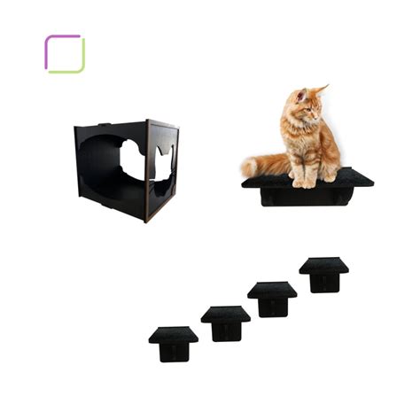 Playground Para Gatos Kits Refor Ado Suspenso De Parede Rede Ponte