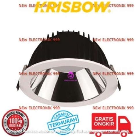 Jual Krisbow Lampu Downlight Led Highpower Smd 35 Watt 6500k PUTIH Di