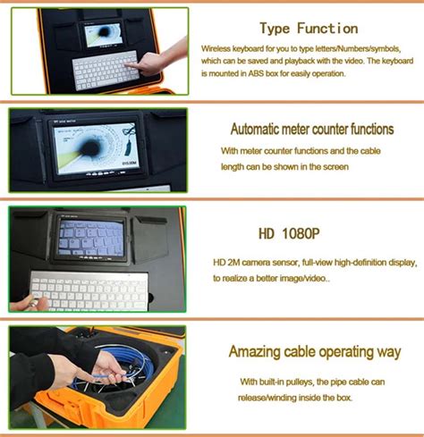 Camera nội soi đường ống thoát nước SYANSPAN H1 cao cấp
