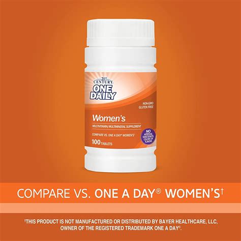 21st Century One Daily Women S Multivitamins 100 Tablets For Optimal