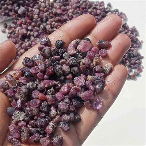 50 Pieces Natural Ruby Rough Loose Ruby Rough Stone African Etsy