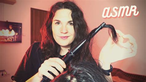 ASMR Po Polsku Fryzjer Robi Ci Loki ASMR Hairdresser Soft Spoken