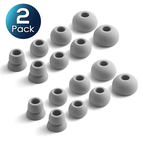 16 Pieces Replacement Earbud Tips by Insten 8-Pair Replacement Ear Gels ...