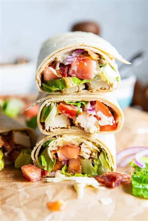 Chicken Bacon Ranch Wraps Valerie S Kitchen