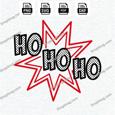 Christmas Ho Ho Ho Svg Cut Files For Cricut Pack D By Dropitsvg On Deviantart