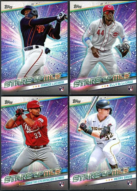 2024 Topps Series 1 Stars Of MLB 1 30 Complete Set Elly De La Cruz F