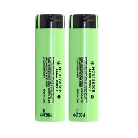 Original NCR18650b 3 7V 3400mAh Cylindrical Lithium Ion Battery For