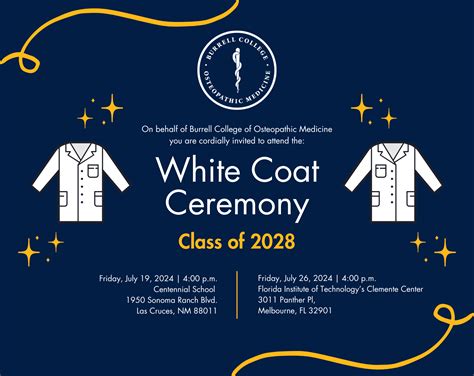 Burrell Celebrates Two White Coat Ceremonies Burrell College Of Osteopathic Medicine