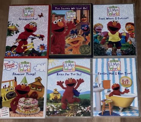 Lot Of Sesame Street Elmo Dvd Including Cinderelmo Off